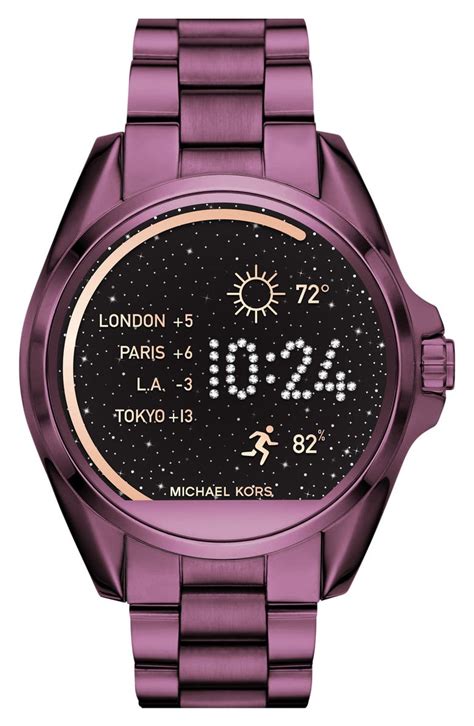 michael kors bradshaw ladies smart watch|michael kors smartwatch watch faces.